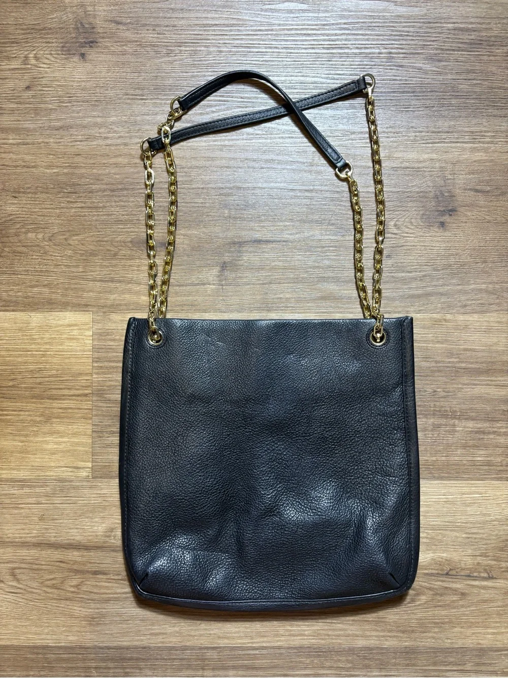 Tory Burch Black Leather Britten Swingpack Shoulder Crossbody Bag